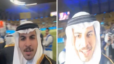 "قصة نجاح ملهمة: خريج يتوج بالتفوق قبل فوز النصر في ملعبه! شاهد الفيديو الرائع"