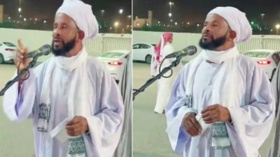 فيديو: سوداني يدهش الحضور بكلماته الفصيحة في حفل زواج صديقه السعودي